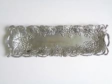 Arthur Court Grape Design 19" Rectangle Snack Cheese Candy Relish Tray VTG 1995