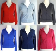 NEW Plus Size Stretch Hoodie Jacket Front Full Zip- Large/XL/1X-2X-3X