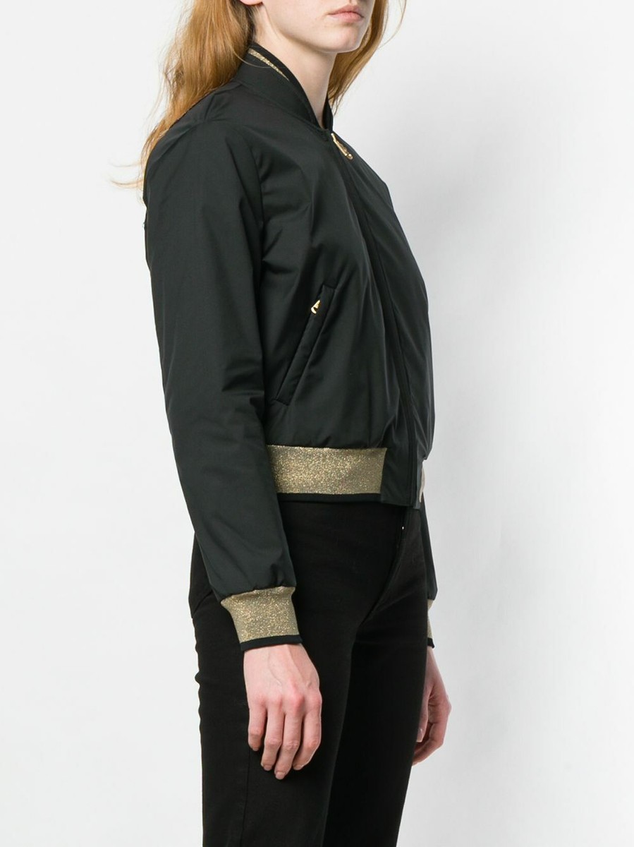 VERSACE Medusa Embroidery Bomber Jacket Authentic Certilogo Rare