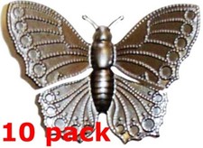 Metal Stampings Pressed Stamped Steel Butterfly Butterflies .020" Thickness B10