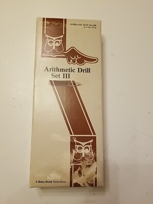 Beka Arithmetic Drill Set #3 Vintage 1983 Complete!