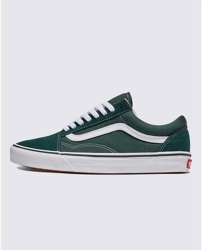 VANS Zapatos Unisex Old Skool , Color Theory - Color: Theory Scarab Verde/Blanco - Imagen 5 de 5
