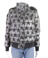 Jocelyn Women’s Star Bomber Puffer Coat…sz: Small