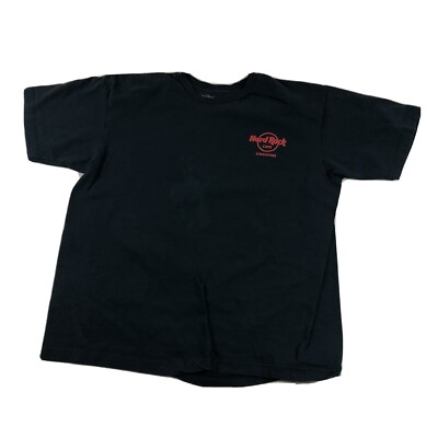 Vintage Hard Rock Cafe Singapore Black T-Shirt | Size XLarge Indy