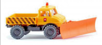 "Wiking 37110 Unimog U 406 Mit Schneepflug \"Ptt\", Ho, Neu 2025"