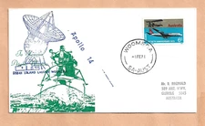 APOLLO 14 FEB 1,1971 WOOMERA TRACKING STA  SPACE COVER NASA
