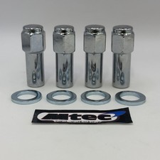 4 x Chrome Revolution Wheels Nuts M12x1.5 Sleeve Nut 11/16 Shank FORD