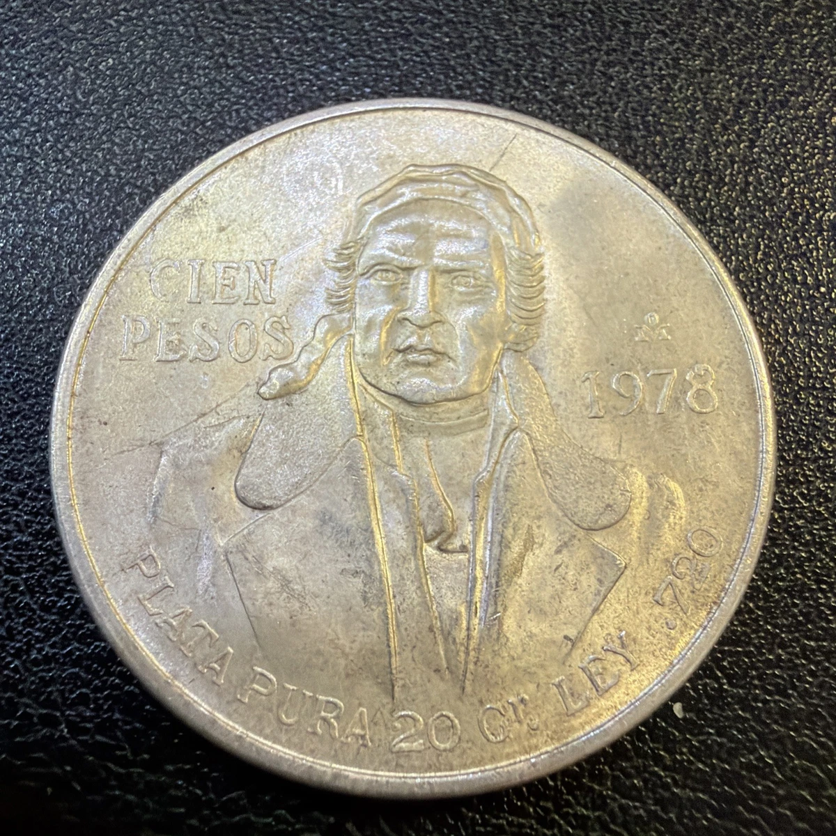 Uncirculated 1978 100 Pesos Denomination Mexican Coins (1905-Now