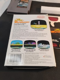🔥NES The 3D Battles of WorldRunner CIB Game Tested Working Cart Authentic CLEAN