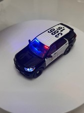 596 1 64 Explorer Los Angeles Police Car Diecast Collect Car With Led Lights