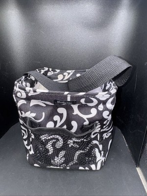 Thirty One Littles Carry All Caddy Black Parisian Pop 31 Small Tote  (fa12)