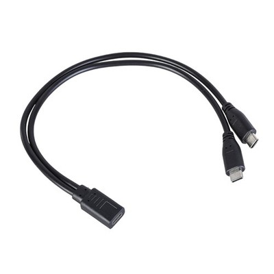 Type C to Type C 1 to 2 Splitter Cable Charge Two Type C Devices Simultaneously