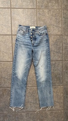 Denim Forum The Arlo Hi-rise Straight Jean - Size 26
