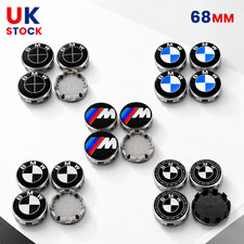Set of 4 BMW Wheel Centre Caps 68mm - 1 3 5 6 7 Series, X5 X6 M & Z Series UK