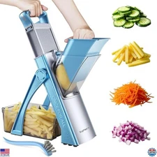 SupMaKin Premium Mandoline Slicer - Adjustable Vegetable Chopper & Potato Slicer