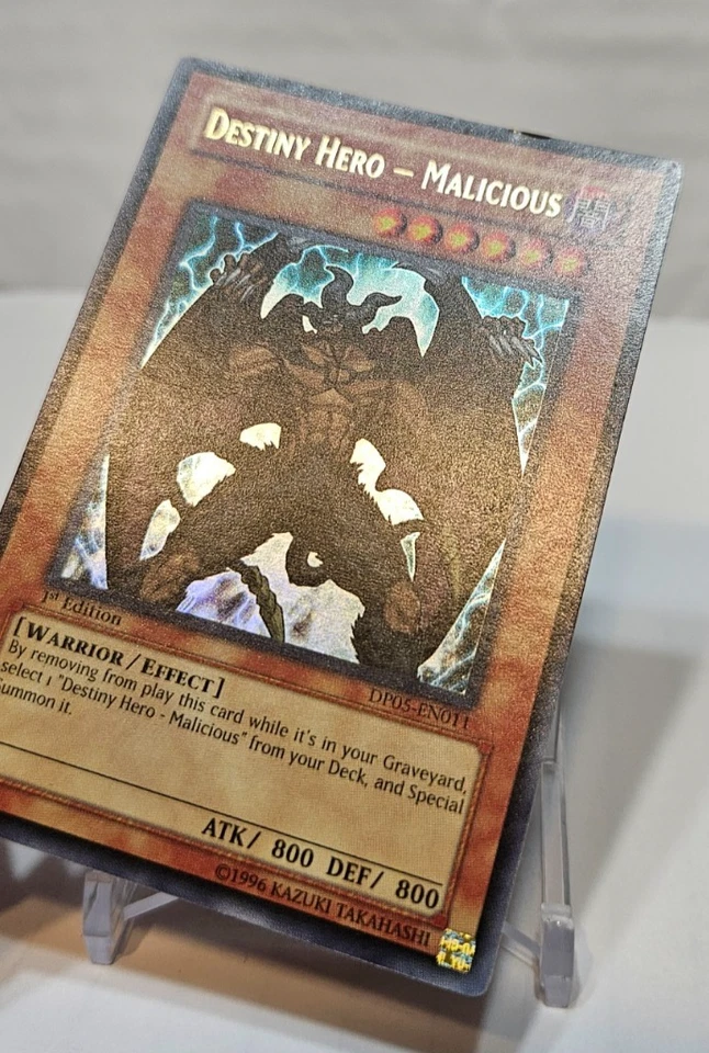 Destiny Hero - Malicious DP05-EN011 Ultra Rare 1st Edition Yugioh 147 - Image 3 of 4