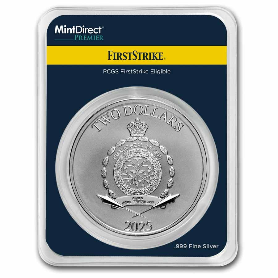 2025 Niue 1 oz Silver $2 Mickey & Friends (MD® Premier + PCGS FS