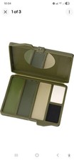 Camouflage Face Paint Woodland 5 Color Compact w/ Olive-Drab Green Case Mirror