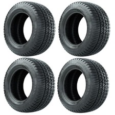 (4) GTW Fusion GTR Steel Belted Radial 20.5" Golf Cart Street Tires 215/50-R12