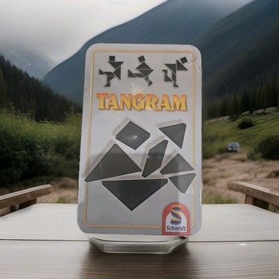 Tangram Metalldose Schmidt Spiel Solospiel Kinderspiel Chinesisches Puzzle 51213