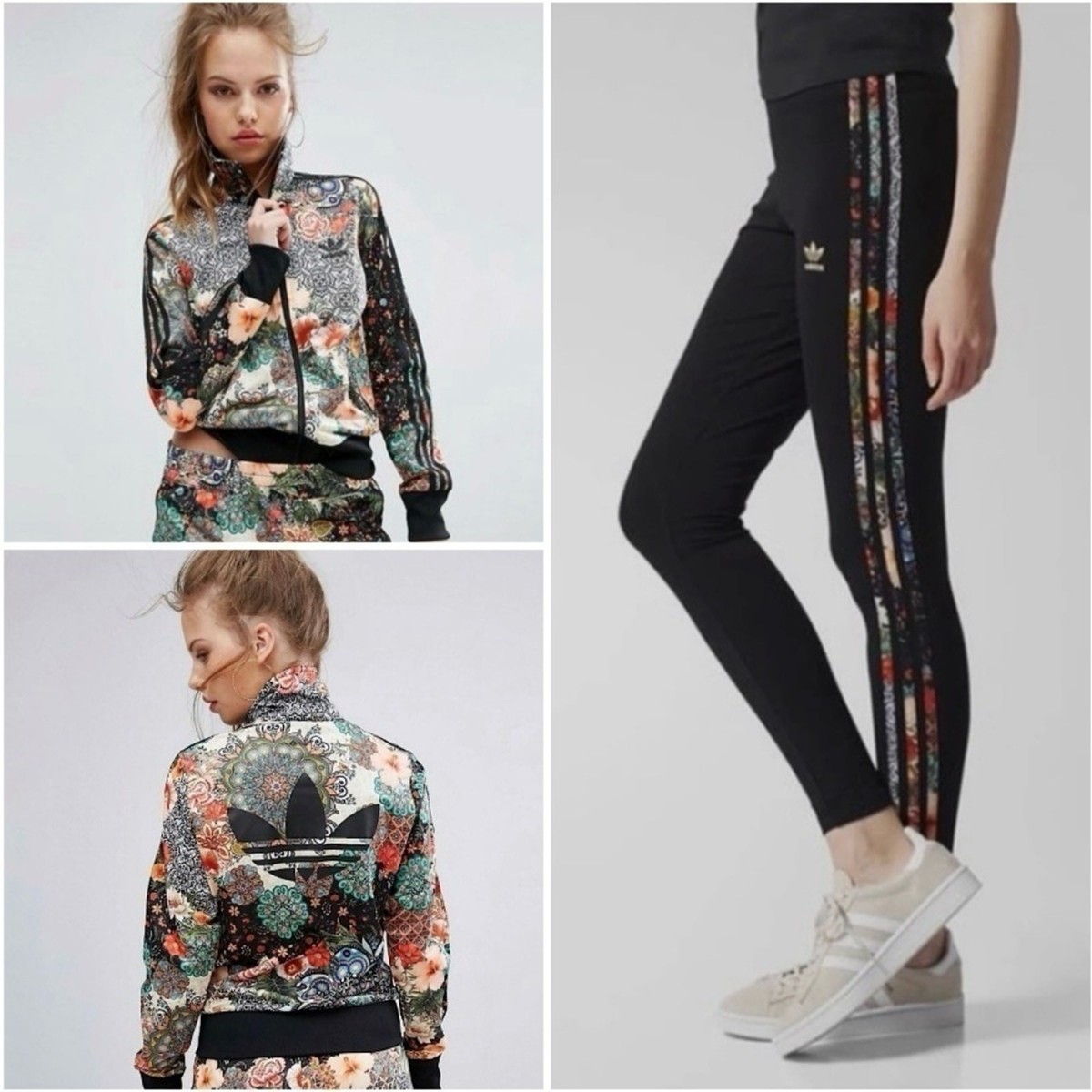 Adidas FARM Rio Jardim Agharta Trefoil Track Jacket Legging Set