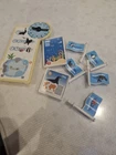 Playmobil 9060 Zoo Aquarium Playset spares or repairs : flags  clock signs