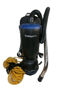 Powr-Flite BP6S Comfort Pro Vacuum Backpack 6qt Commercial 50' Cord WORKS GREAT