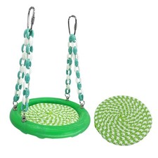 Bird Hammock Swing Toy with Removable Cushion for Parrots Climbing Swing Toy