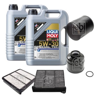 FEBI Inspektionspaket 10L LIQUI MOLY SPECIAL TEC F 5W-30 für Mitsubishi L