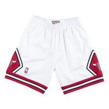 Chicago Bulls 97-98 NBA Mitchell & Ness Swingman Shorts Weiß-S