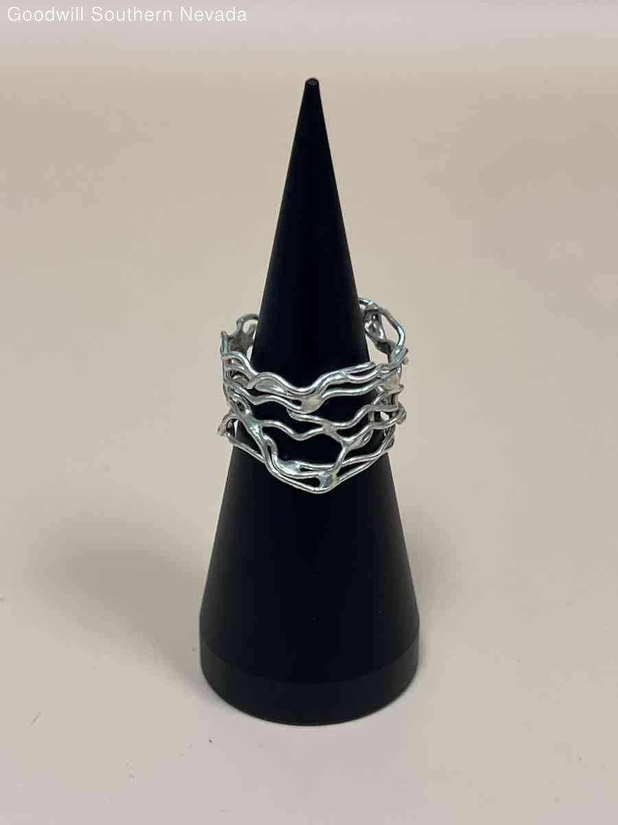 Irregular Wire Ring - Size 9 - image 1