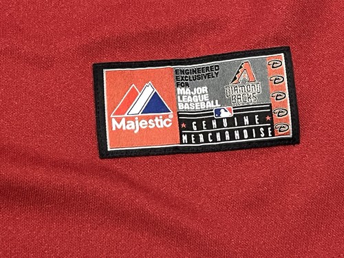 Arizona Diamondbacks Majestic Red MLB Jersey Size 2XL #68 Braden Shipley - Picture 4 of 11