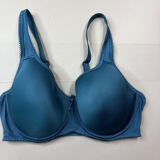Wacoal Basic Beauty Bra 36D Underwire Blue Lightly Lined 853192