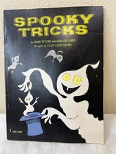 1968 SPOOKY TRICKS Vintage Halloween Book Scholastic PB Wyler Ames Stubis Autumn