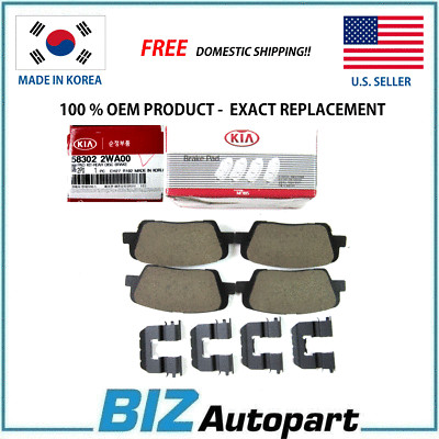 Genuine REAR Disc Brake Pad Set for 2013-2016 SANTA FE 14-15 SORENTO 58302-2WA00