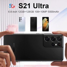 NEW Samsung Galaxy S21 Ultra 5G SM-G998U1 128 512GB Unlocked GSM CDMA 108MP 6.8"
