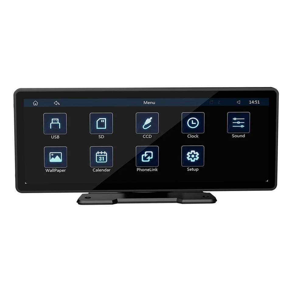 10.26" 1600x600 Portable Car Player MP5 Player Vehicle Bluetooth Radio B5303 - Image 4 of 4