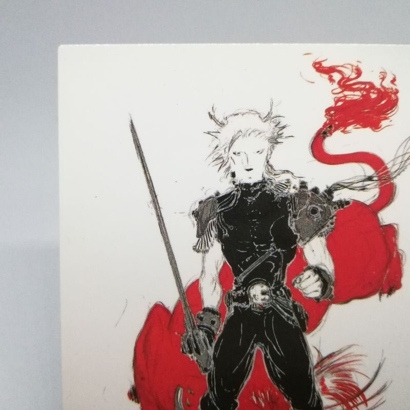 アクセサリー・ヘアアクセサリー Limited FFVII Art Scarf Yoshitaka Amano Yoshitaka Amano Heel Silkscreen Final Fantasy FF7 Character