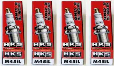 [ Set Von 4] HKS Super Feuer Racing 50003-M45iL Iridium Zündkerzen Hitze Range