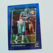 2021 Donruss Optic Simi Fehoko Blue Hyper Prizm Rated Rookie #242