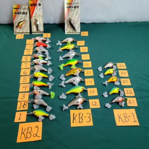 Bagley's Killer B-1's,2's,3's,DKB-1'sDDKB-1's Some Rare Colors NNB/NIB Vintage
