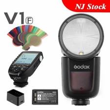 US Godox V1-F Round Head Camera Flash 2.4G TTL Xpro-F Trigger For Fujifilm X-T2