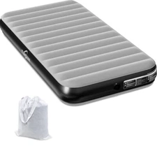Twin Size Air Mattress 9” Comfy Inflatable, Not Come With An Air Pump