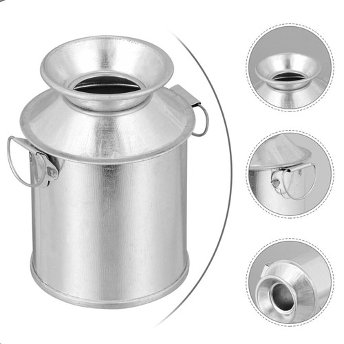 3pcs Verzinkt Vase Metall Eimer Pflanzer Eisen Topf Bauernhaus Eimer Decor - Bild 4 von 12