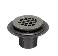 Oatey  2" in. to 3" in. PVC Low Profile Shower Drain Stainless Steel 42320