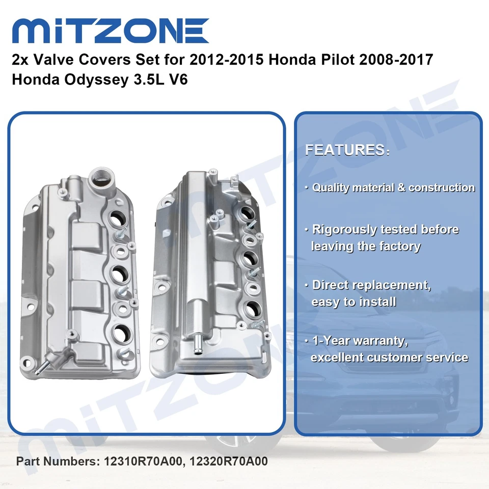 Juego de 2 fundas de válvula para Honda Pilot 2012-2015 2008-2017 Honda Odyssey 3,5 L V6🚗 Foto 2 de 4