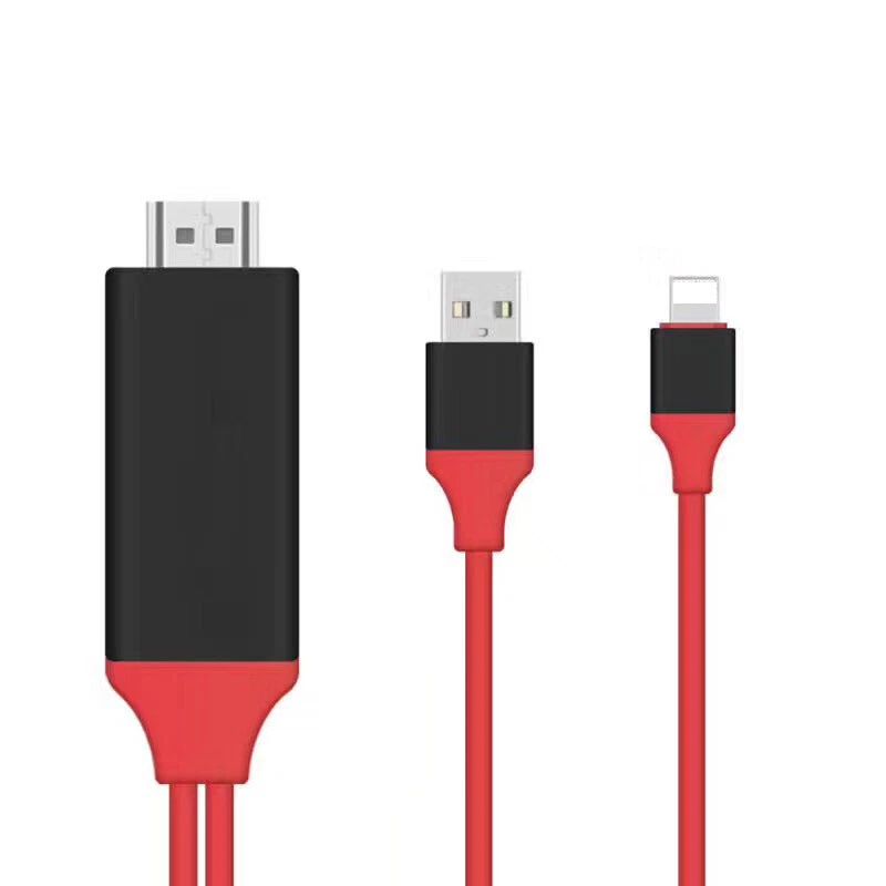 2M HDMI Kabel AV Adapter Handy Video auf TV für iPad iPhone 14 13 12 11 7 8 Plus - Bild 2 von 4