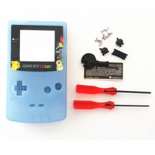GBC Nintendo Game Boy Color Housing Shell Screen Glow in the Dark Pikachu USA 