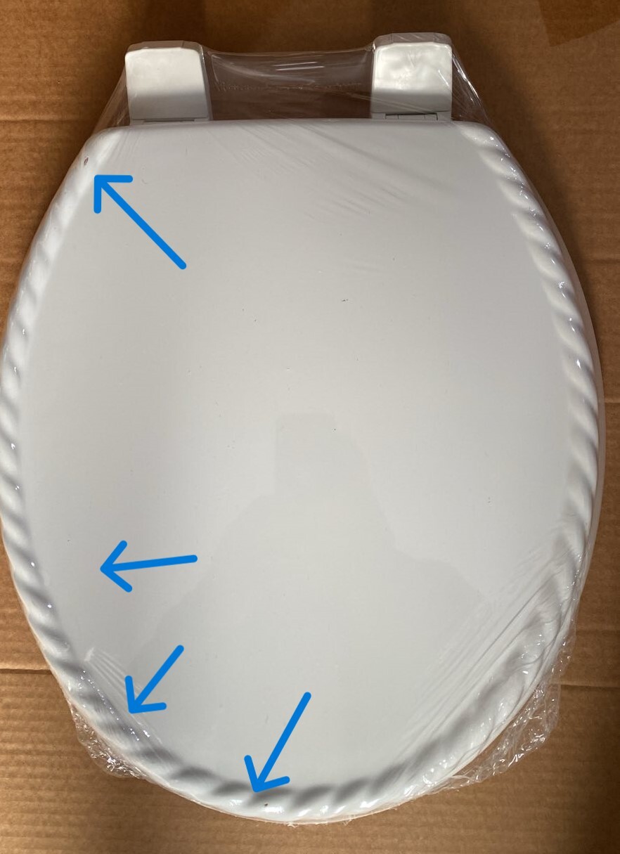 OPEN BOX Bemis Moulded Wood Toilet Seat Colour Toilet Seats eBay