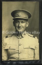 REAL SOLDIER  MILITARY PORTRAIT PHOTO BUCKINGHAMSHIRE BN  WW1 RP POSTCARD